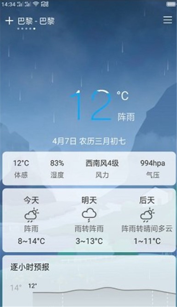 時時天氣預(yù)報