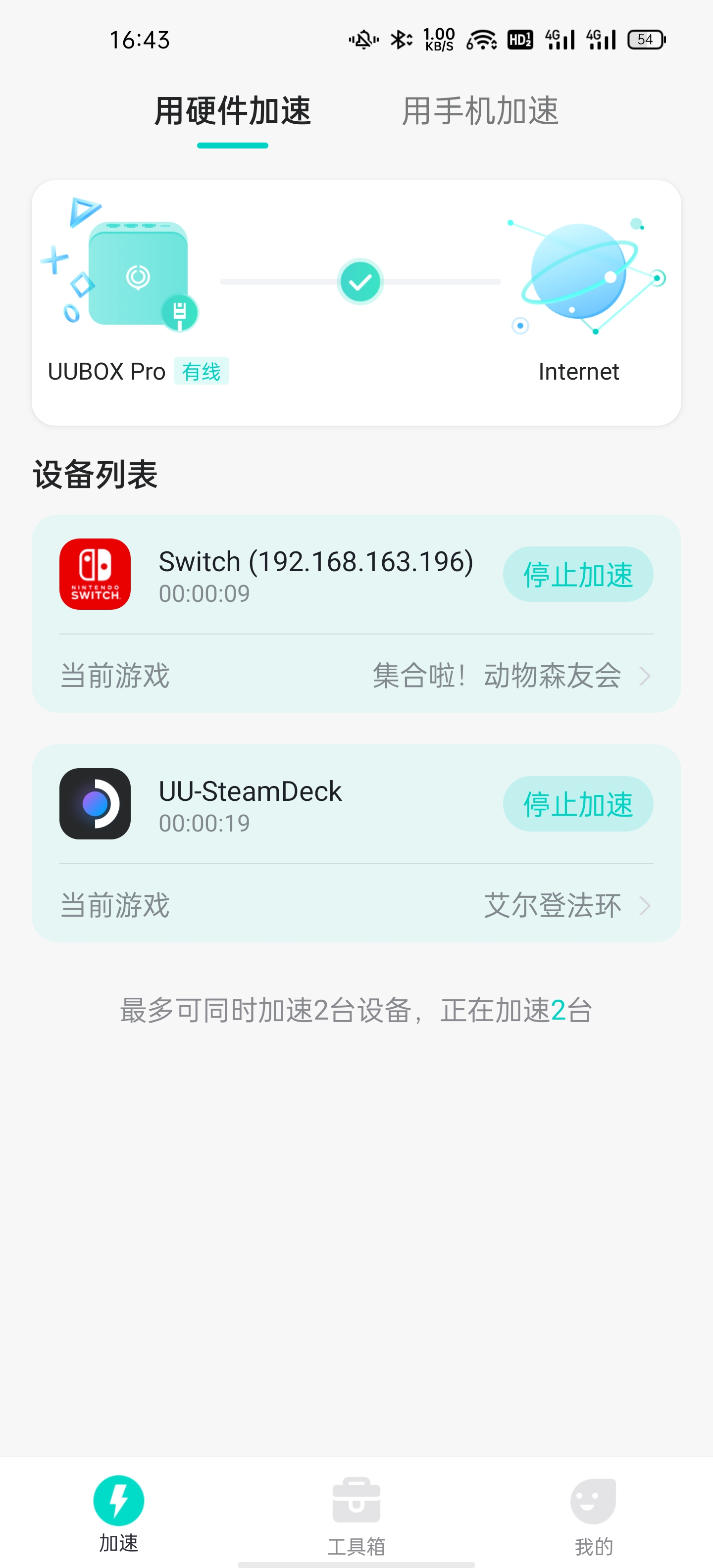 UU主機加速