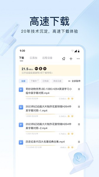 迅雷云盤截圖2