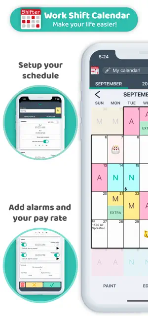Work Shift Calendar