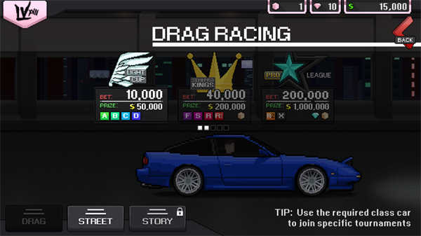 像素賽車手美化版截圖3