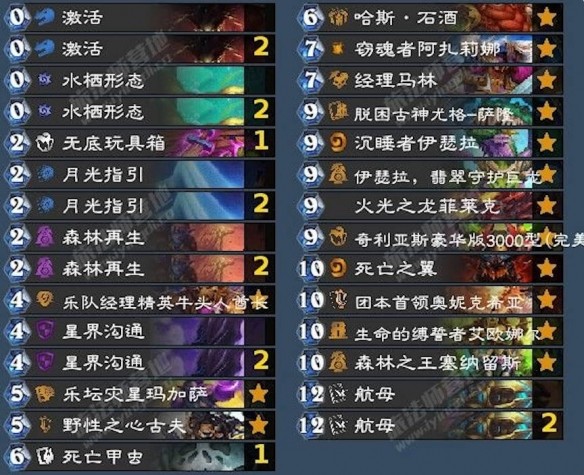 《炉石传说》狂野模式强力卡组推荐