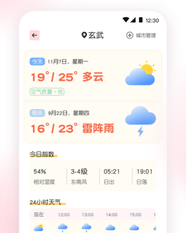 指尖氣象天氣