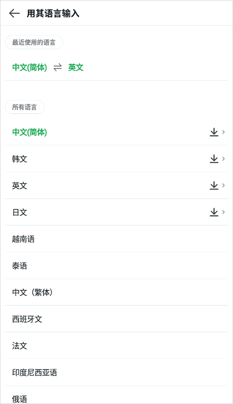 Papago翻譯器