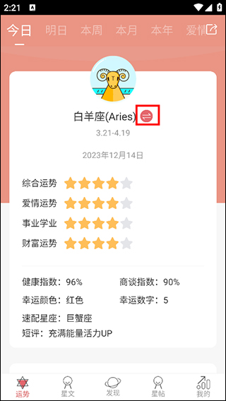 十二星座运势