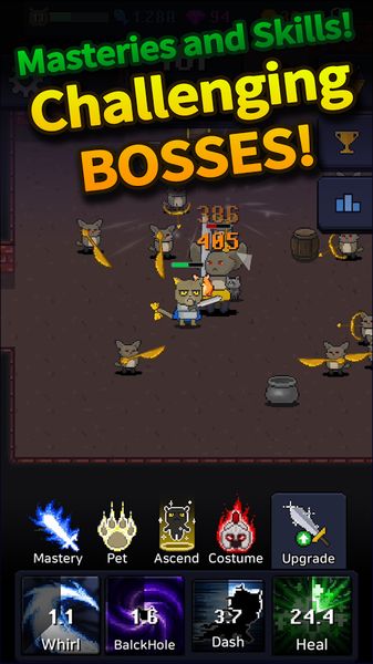 撲家貓咪之塔游戲安卓版下載（Cat Tower Idle RPG）截圖3