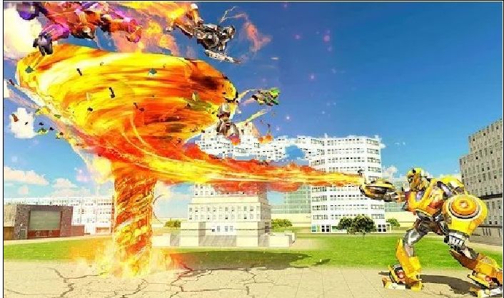 龍卷風(fēng)機(jī)器人變換安卓版游戲截圖4