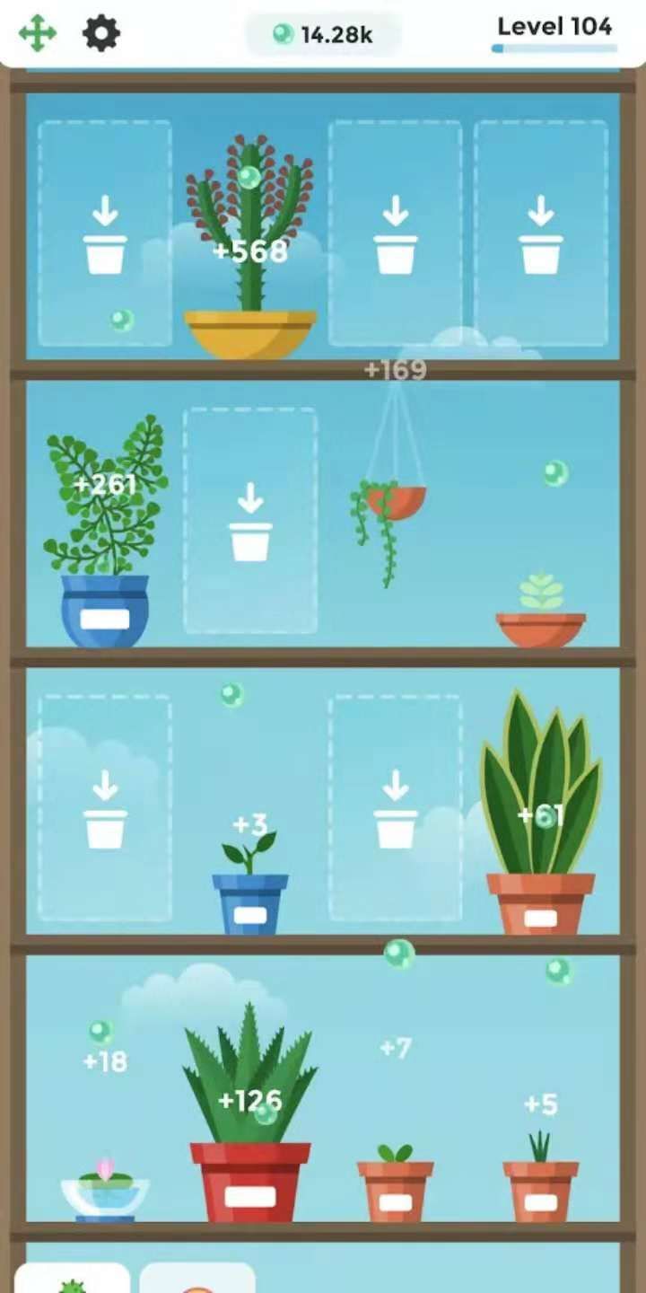 Terrarium Garaen ldle安卓版休閑游戲首發(fā)版（盆栽種植架）截圖4