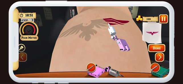 紋身工作室模擬器3D手機游戲最新版（Tattoo Studio Simulator 3D）截圖4