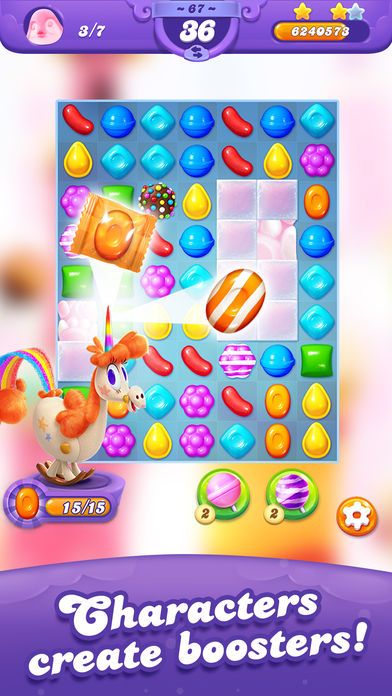 Candy Crush Friends Saga版手机游戏下载(粉碎糖果盆友传奇)截图3: