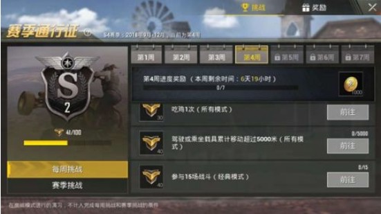 刺激戰(zhàn)場(chǎng)第四周任務(wù)攻略：S4賽季第四周雞在哪抓？