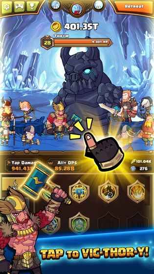 托爾塔納羅克之戰(zhàn)安卓版手游最新版（Thor War of Tapnarok）截圖6