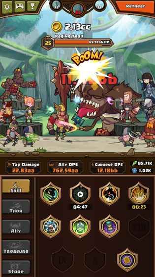 托爾塔納羅克之戰(zhàn)安卓版手游最新版（Thor War of Tapnarok）截圖1