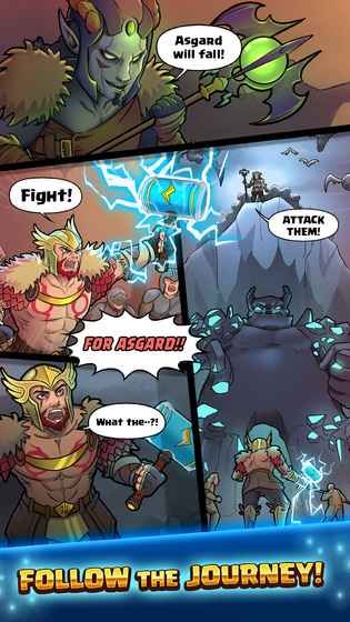 托爾塔納羅克之戰(zhàn)安卓版手游最新版（Thor War of Tapnarok）截圖5