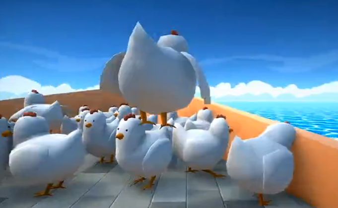 把母雞炸飛手機(jī)游戲最新版（blow the hen down）截圖1
