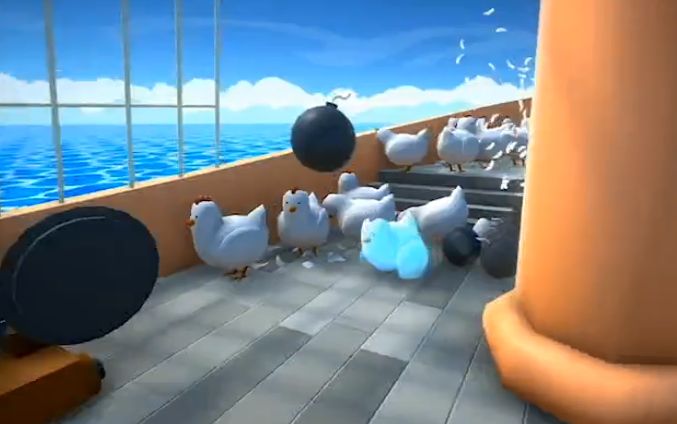 把母雞炸飛手機(jī)游戲最新版（blow the hen down）截圖2