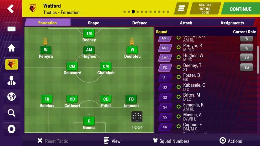 足球经理19中文手机安卓版（Soccer Manager 2019）截图5: