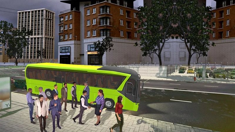 歐洲巴士模擬器2018手機(jī)游戲中文中文版（Euro Bus Simulator 2018）截圖5