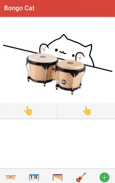 抖音演奏樂(lè)器的貓手機(jī)游戲安卓版（Bongo Cat）截圖3