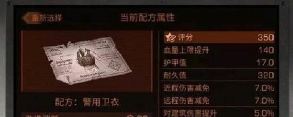 明日之后改造配方有什么用？改造配方詳解