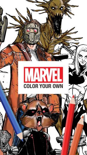 Marvel Color Your Own游戲安卓中文版（抖音毒液游戲）截圖1