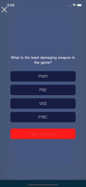 Weapons PubgTrivia游戲安卓中文版截圖5