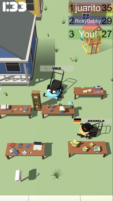 割草機大作戰(zhàn)中文版免費金幣安卓版下載（Mower.io）截圖2