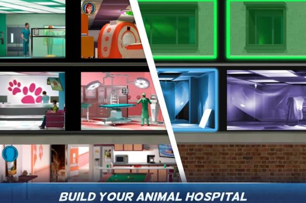 動(dòng)物醫(yī)院模擬中文手機(jī)版游戲下載（Animal Hospital）截圖1