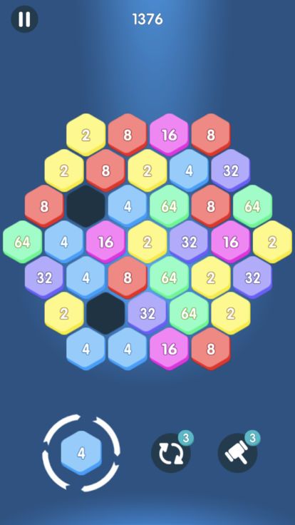 2048六角消除新版游戲下載截圖1