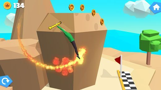 Flippy Gymnast游戲安卓版（翻轉體操運動員）截圖2