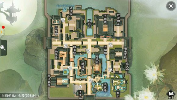 楚留香12月20日打坐地點在哪-楚留香12月20日坐觀萬象位置一覽