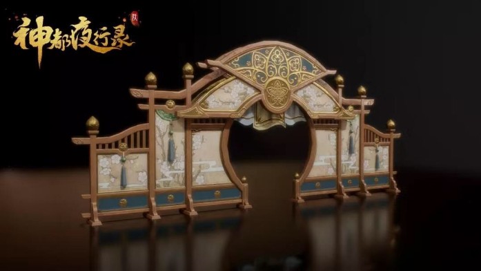 神都夜行錄家園玩法全面升級(jí)：“棠梨映月”家具設(shè)計(jì)稿曝光