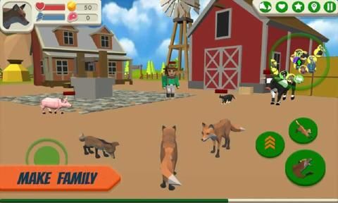 狐貍家族模擬（Fox Simulator）游戲安卓版截圖2