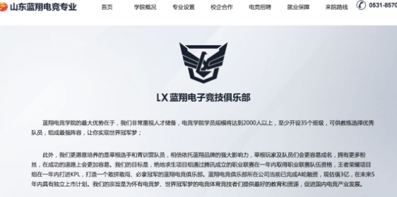 藍翔組建LX電競俱樂部，最高40萬年薪招募電競數據分析師和經理人
