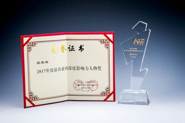 盛大游戲譚雁峰獲“2017年度最具業(yè)內(nèi)深度影響力人物獎”
