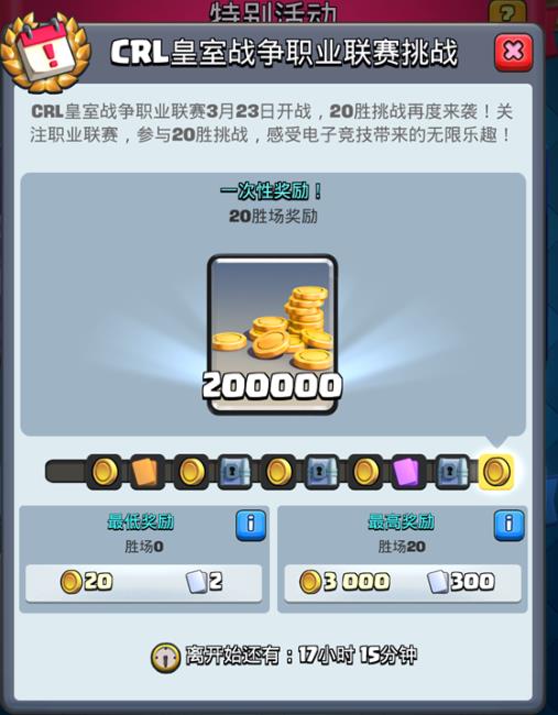皇室戰(zhàn)爭(zhēng)CRL皇室戰(zhàn)爭(zhēng)職業(yè)聯(lián)賽挑戰(zhàn)玩法詳解 CRL皇室戰(zhàn)爭(zhēng)職業(yè)聯(lián)賽挑戰(zhàn)該怎么玩？