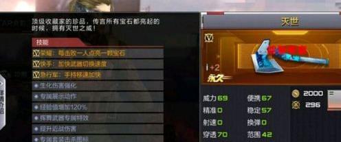 穿越火線槍戰(zhàn)王者滅世屬性技能詳解 cf手游滅世屬性技能怎么樣？