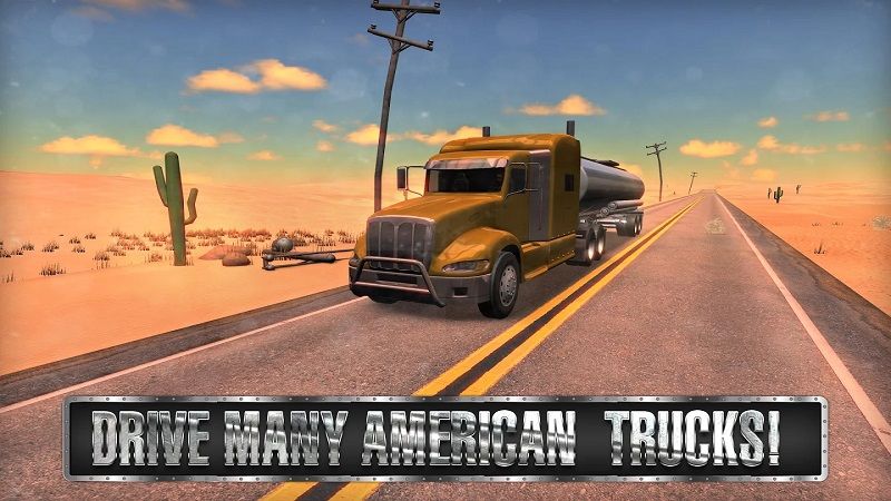 美國卡車模擬器游戲安卓版下載（Truck Simulator USA）截圖4