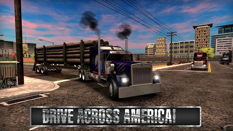 美國卡車模擬器游戲安卓版下載（Truck Simulator USA）截圖1
