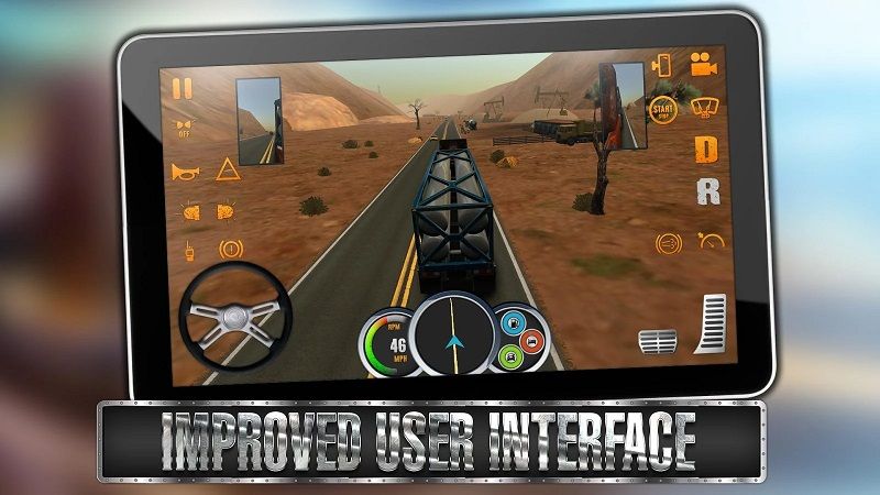 美國卡車模擬器游戲安卓版下載（Truck Simulator USA）截圖3
