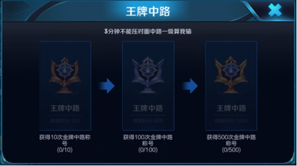 王者榮耀新增成就
