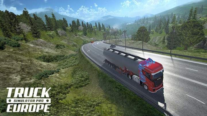 欧洲重卡车模拟手机版地址下载游戏中文版（Euro Truck PRO 18）截图2: