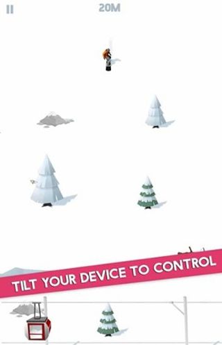 雪山急速滑雪手機游戲最新正版下載截圖3