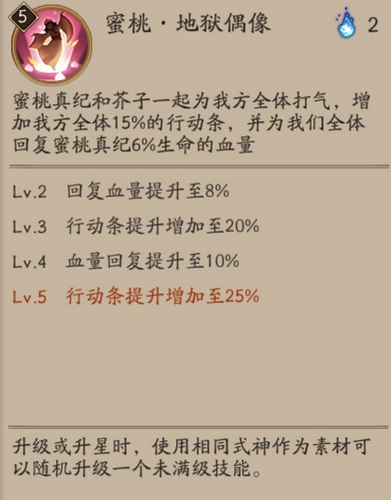 陰陽師蜜桃芥子技能