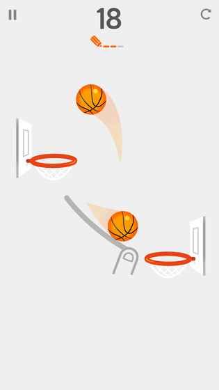 連線扣籃游戲安卓版下載（Dunk Line）截圖3