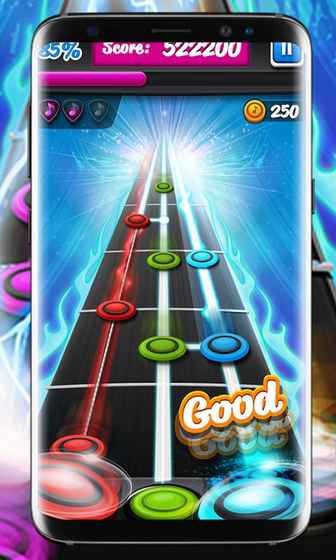 BTS吉他英雄游戲中文漢化版（BTS Guitar Hero）截圖1