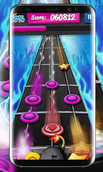 BTS吉他英雄游戲中文漢化版（BTS Guitar Hero）截圖2