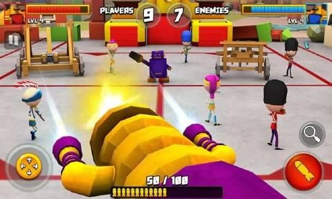 大頭勇士3D戰(zhàn)場(chǎng)安卓版游戲下載（Sultan Warrior Online Battle 3D）截圖3