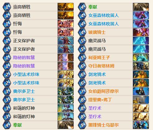 爐石傳說女巫森林卡組推薦 新版本九職業(yè)卡組匯總