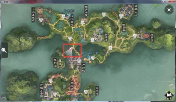 【楚留香手游4月14日打坐點(diǎn)在哪】4.14坐觀萬(wàn)象位置圖文介紹圖1